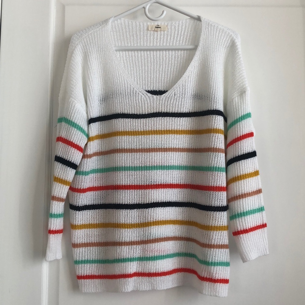 Lightweight striped sweater